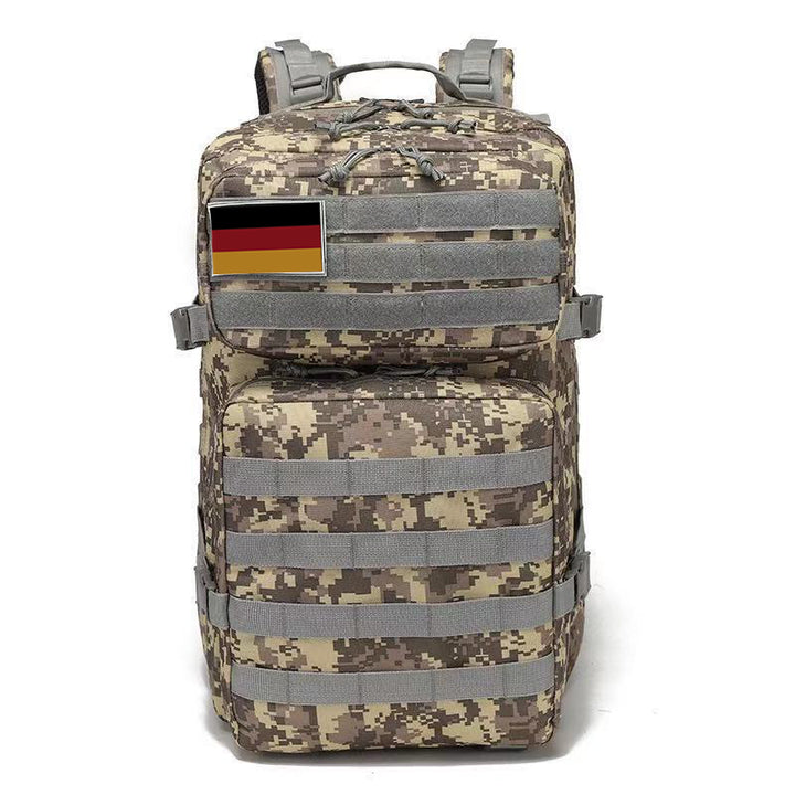 Outdoor-Rucksack mit mehreren Fächern für Wandern und Reisen